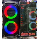 mega caixa de som completa amplificada 200w 40 cm de altura estilosa - Alfashop