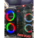 mega caixa de som completa amplificada 200w 40 cm de altura estilosa - Alfashop