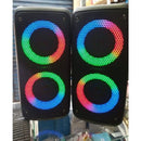 mega caixa amplificada completa 2 alto falante 200w super bass alta qualidade de som - Alfashop