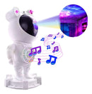 Luminária Astronauta Caixa Som Bluetooth Projetor Galaxias - Alfashop