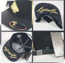Boné Mcd Golden Core Aba Reta Fitão Preto Ajustável - Alfashop