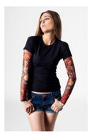 Tatuagem Manga Falsa O Par Manguito Fake Tattoo Segunda Pele - Alfashop