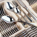 Talheres 84 Peças Conjunto De Mesa Aço Inoxidável - Alfashop