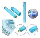 Kit Com 10 Canetas P/ Identificar Notas Dinheiro Falsas - Alfashop