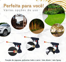 Lavadora Alta Pressão Lava Jato Portátil Recarregável S/fio Cor Preto Frequência 50-60hz Bivolt - Alfashop