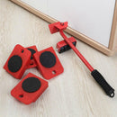 Arrasta Moveis Movedor Moveis Pesados Levantador Fácil 5pcs - Alfashop