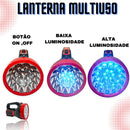 Lanterna De Led Tatica Longo Alcance Potente 18 Leds Bivolt - Alfashop