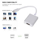 Cabo Adaptador Conversor Usb Tipo C Para Hdmi Macbook Mac - Alfashop