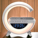G Speaker Smart Station Luminária Caixa De Som C/ Carregador Cor Branco 110v/220v - Alfashop