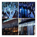 Cascata Bastão Led Natal Snowfall 8 Tubos Chuva Meteoro Cor Cor das luzes Branco quente 110V/220V - Alfashop