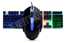 Kit Teclado E Mouse Gamer Multimídia Colorido Led Português - Alfashop