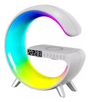 G Speaker Smart Station Luminária Caixa De Som C/ Carregador Cor Branco 110v/220v - Alfashop