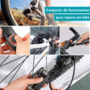 Kit Reparo C/ Ferramenta Bicicleta Chaves Bike Remendo Pneu - Alfashop