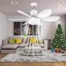 Ventilador De Teto C/ Lâmpada Led + Controle Para Bocal E27 - Alfashop