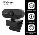 Webcam Full Hd 1080p Usb Mini Câmera Computador C/ Microfone - Alfashop