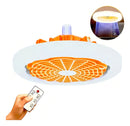 Ventilador De Teto Com Lâmpada Led Com Controle Remoto 3 Mod Diâmetro 230 Mm - Alfashop