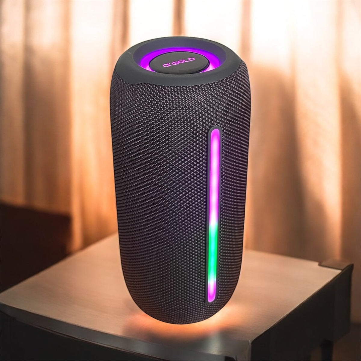Caixa De Som 20w Alta Potência Sem Fio Bluetooth Ipx6 Rgb - Alfashop