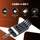 Carregador Portátil Power Bank 20.000mah Rápido Com Display Cor Preto - Alfashop