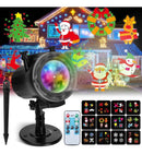 Projetor Natal Led Natalino Desenhos Laser Espeto Jardim - Alfashop