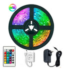 Fita Led Rgb 5050 5m A Prova D Água + Fonte Alimentação - Alfashop
