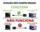 Cabo Adaptador Displayport X Hdmi 23cm Femea - Alfashop