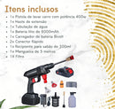 Lavadora Alta Pressão Lava Jato Portátil Recarregável S/fio Cor Preto Frequência 50-60hz Bivolt - Alfashop