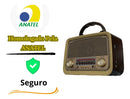 Radio Retrô Vintage Pilha E Tomada Bluetooth Am Fm Usb Mp3 - Alfashop