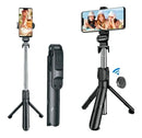 Tripé Celular Bastão Selfie Bluetooth IUNIT XT-02 Cor Preto - Alfashop