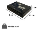 Switch 3 Em 1 Hdmi Seletor De Sinal Controle Remoto 4k Hub - Alfashop