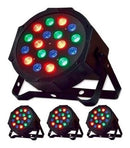 Kit 4 Canhão Refletor 18 Led Dmx Display Digital - Alfashop