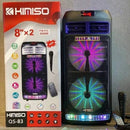Super Torre De Som 65cm De Altura 3.000w Pmpo Microfone - Alfashop