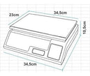 Balança Digital C / Mastro Até 40kg - Sigma - Alfashop