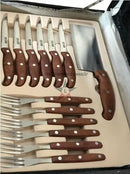 Kit Churrasco Cozinha Gril Chef 25 Peças Em Aço Inox Cutel - Alfashop