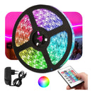 Fita Led Rgb 5050 5m A Prova D Água + Fonte Alimentação - Alfashop
