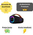Caixa De Som 80w Grave Potente Estéreo Tws Sem Fio Portátil - Alfashop