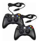 Kit 2 Controle Xbox 360 Pc Notebook Celular Com Fio Joystick - Alfashop