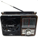 Radio Antigo Retro Am/fm Bluetooth Pen Drive Sd 10w Cor Mogno 110V/220V - Alfashop