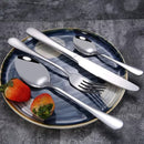 Faqueiro Ouro Luxo 16 Peças Aço Inox Com Caixa - Lançamento - Alfashop