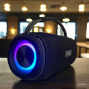 Caixa De Som 60w Bluetooth Grave Alta Potencia Cor Preto - Alfashop