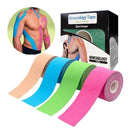 Fita Bandagem Elástica Adesiva Kinesio Tape Dor Muscular - Alfashop