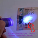 Kit Com 10 Canetas P/ Identificar Notas Dinheiro Falsas Cor Azul/Roxo - Alfashop