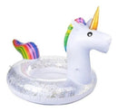 Boia Unicórnio Blogueirinha Glíter Grande Piscina 90cm - Alfashop