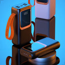 Carregador Portátil Power Bank 30000 Mah Turbo Carga Rápida Cor Branco - Alfashop