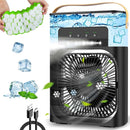 Mini Ventilador Climatizador De Ar Com Reservatório Água Cor Preto 127/220v - Alfashop