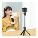 Tripé Celular Bastão Selfie Bluetooth IUNIT XT-02 Cor Preto - Alfashop