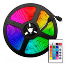 Fita Led Rgb 5050 5m A Prova D Água + Fonte Alimentação - Alfashop