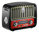 Radio Retro Vintage Am Fm Bluetooth Sd Usb Reca Altomex J108 - Alfashop