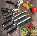 Faqueiros De  Churasco De Aço Nióbio  Profissional 6 Peças - Alfashop