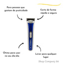 Máquininha Corta Cabelo Barbeador Peito Perna Pelos - Alfashop