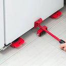 Kit 5 Movedor Rodinhas Para Mudança De Móveis Grandes - Alfashop